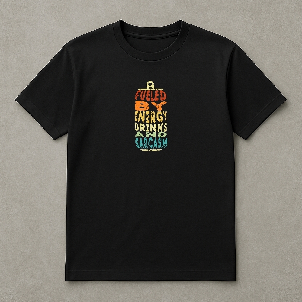 "Urban Stitch Tees" Unisex T-shirt Black Color Sarcastic Design